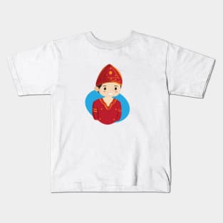 Minang Boy Padang Indonesia wedding by xoalsohanifa Kids T-Shirt